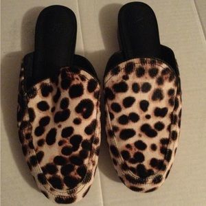 Joie Akay Calf Hair Flat Cheetah Mule